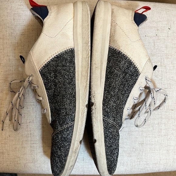 TOMS Casual Canvas Lace Up Sneakers Size 8 - Picture 8 of 10